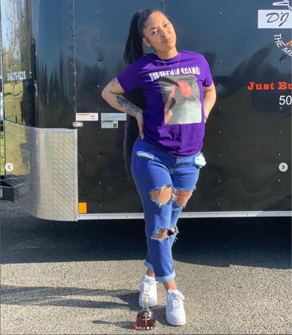 Vaqueros rasgados con corte elástico alto de color liso para mujer