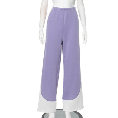 Women Retro Casual Straight Dosing Loose Wide-Leg Pants