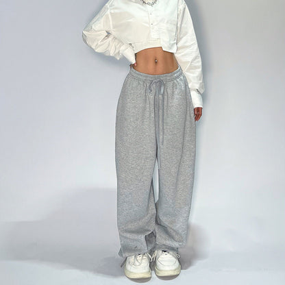 Women Fashion Casual Loose Wide-Leg Pants