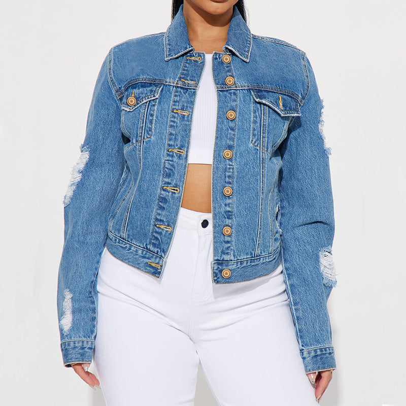 Chaqueta vaquera informal Rick de moda para mujer