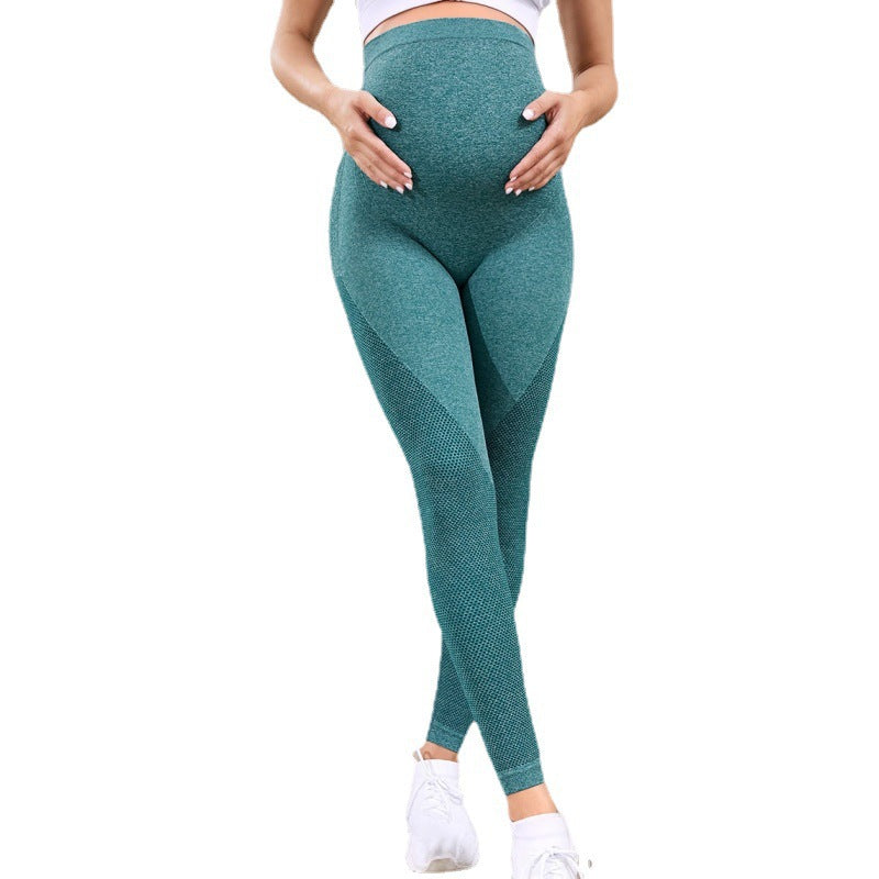 Pantalones de yoga y pilates de cintura alta para mujeres embarazadas