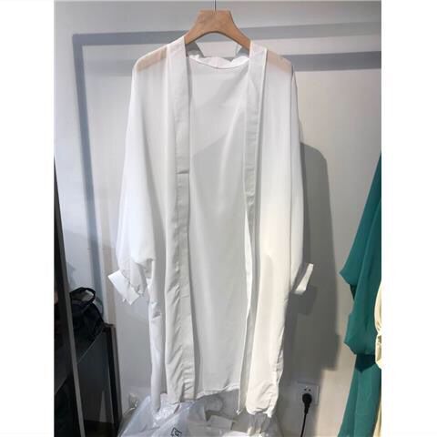 Women Casual Beach Vacation Sunscreen Chiffon Cardigan Jacket