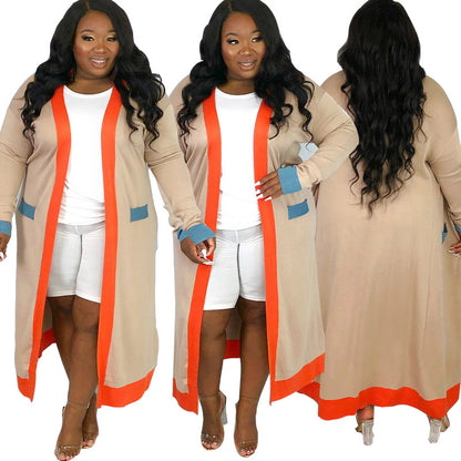 Women Long-Sleeved Casual Solid Color Blazer