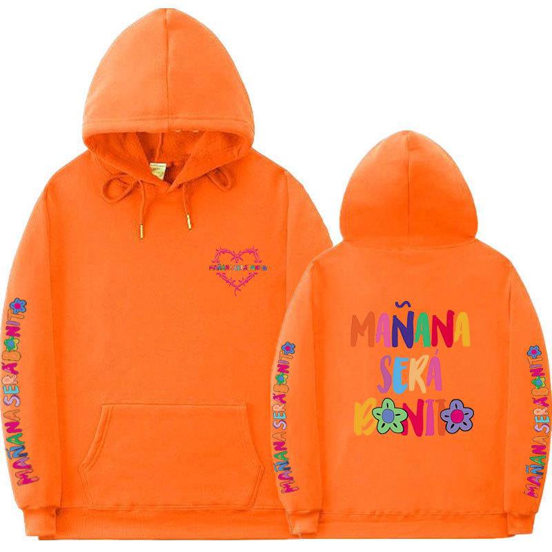 Sudadera con capucha informal con estampado de letras para mujer