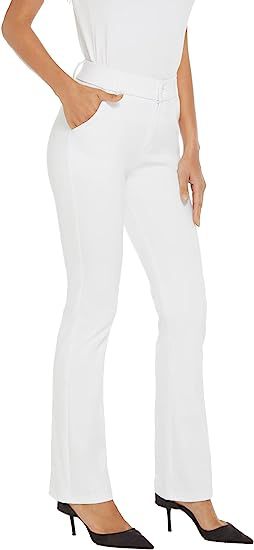 Pantalones casuales de color sólido de moda para mujer