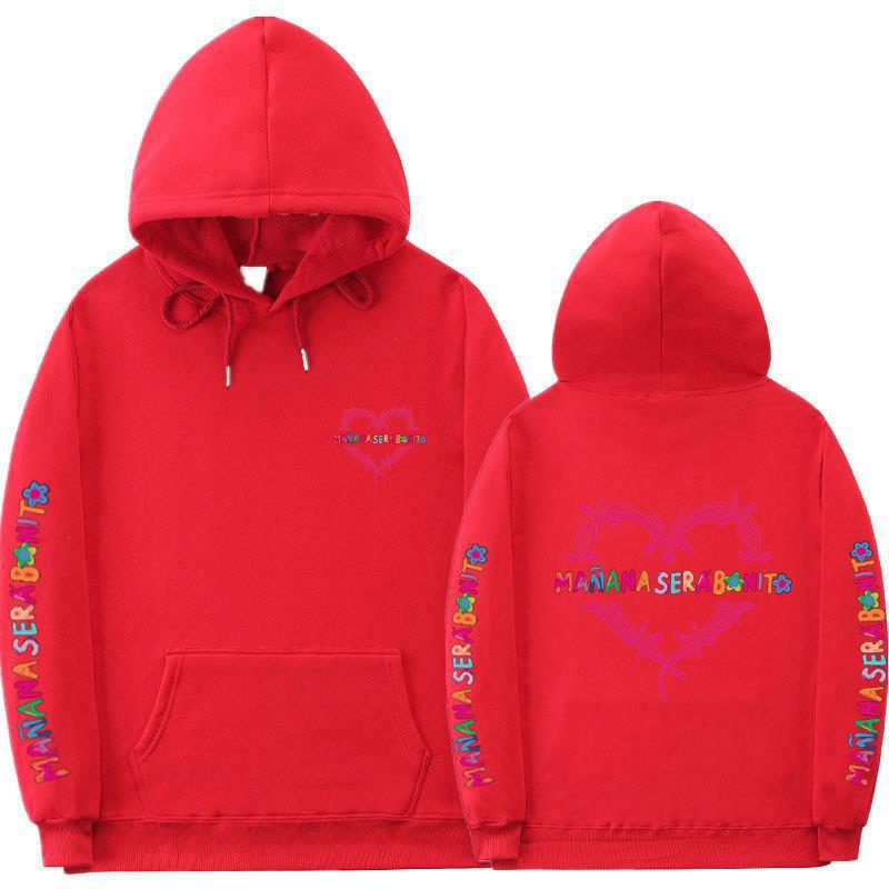 Sudadera con capucha informal con estampado de letras para mujer