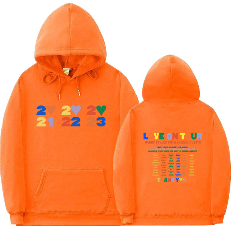 Sudadera con capucha informal con estampado de letras para hombre y mujer