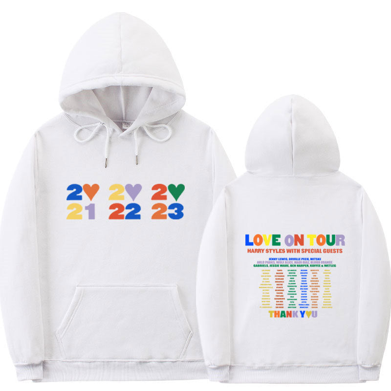 Sudadera con capucha informal con estampado de letras para hombre y mujer