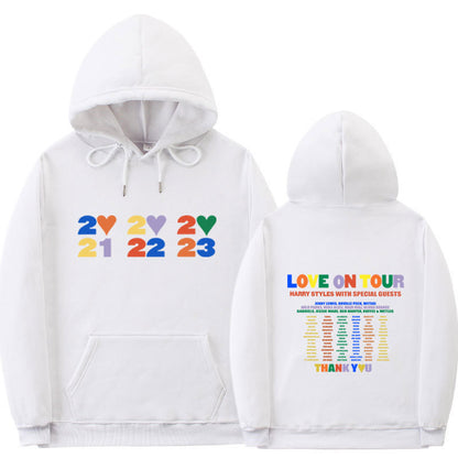 Sudadera con capucha informal con estampado de letras para hombre y mujer
