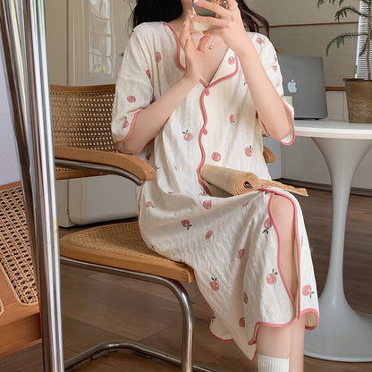 Conjunto de pijama informal de manga corta y pantalones cortos para mujer
