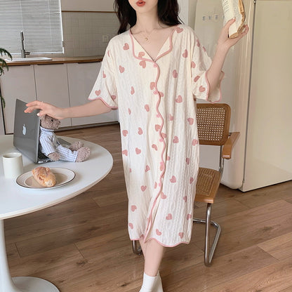 Conjunto de pijama informal de manga corta y pantalones cortos para mujer