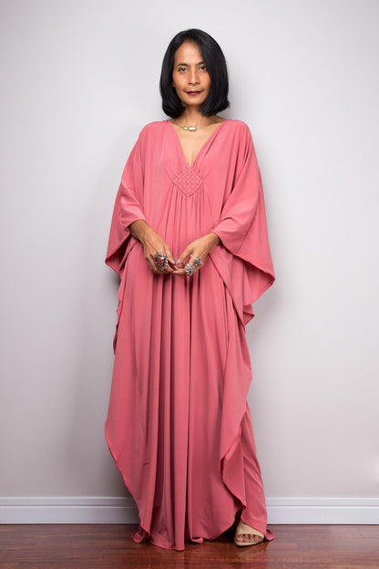 Women Polyester Loose Robe Vacation Casual Beach Swimwear Solid Color Coveruo Dress