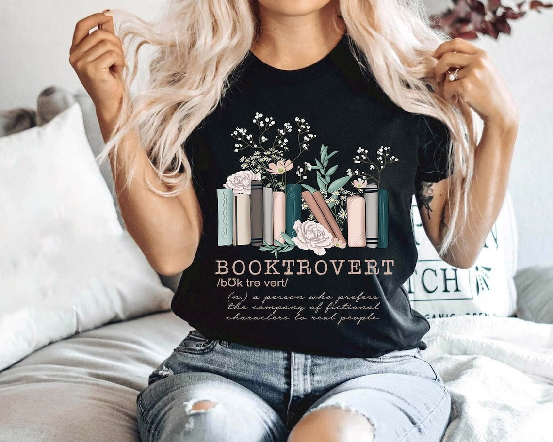 Camiseta de manga corta con cuello redondo y estampado floral informal para mujer