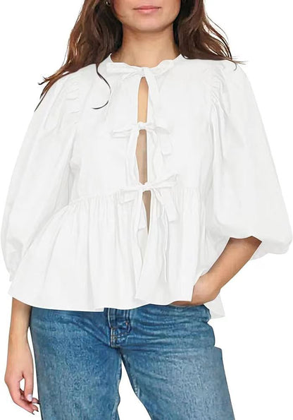 Blusas casuales dulces con tirantes y rayas para mujer