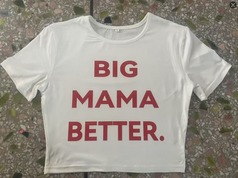 Camiseta de manga corta con estampado casual de moda para mujer
