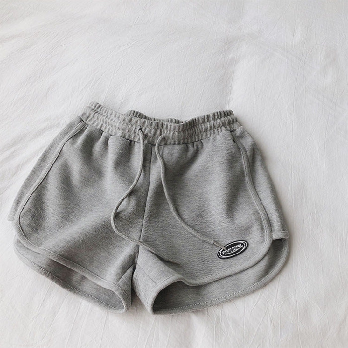 Women Casual Loose High Waist Wide Leg Sports Shorts