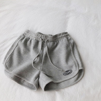 Women Casual Loose High Waist Wide Leg Sports Shorts