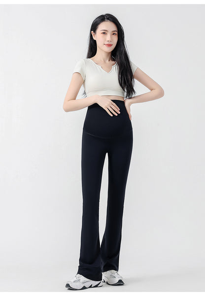 Pregnant Women Fashion Casual High Waist Belly Pants