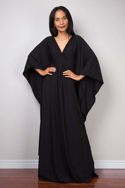 Women Polyester Loose Robe Vacation Casual Beach Swimwear Solid Color Coveruo Dress