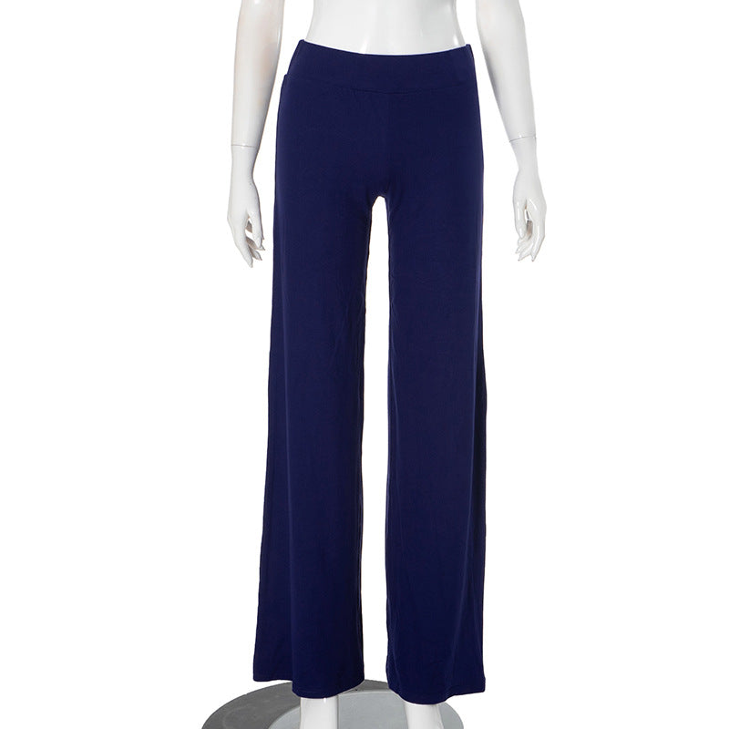 Women Fashion Casual Star Print Slim Fit Pants