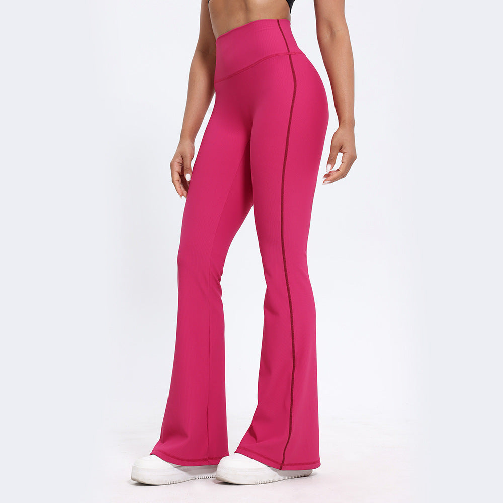 Mallas deportivas informales de cintura alta para mujer, para entrenamiento, fitness, correr y levantar caderas
