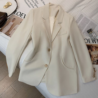 Women'S Casual Solid Color Lapel Blazers