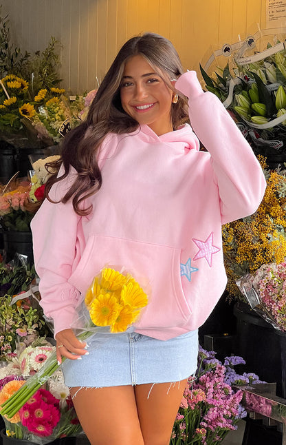 Women Fashion Casual Star Embroidered Long-Sleeve Hoodies