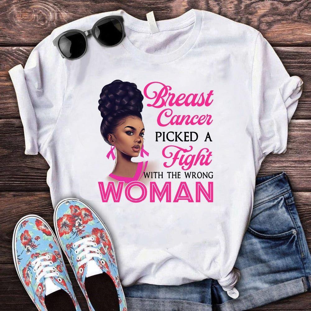 Camiseta informal de manga corta con estampado de dibujos animados para mujer