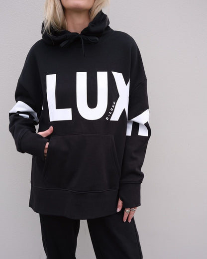 Sudadera con capucha de manga larga con estampado de letras de moda informal para mujer