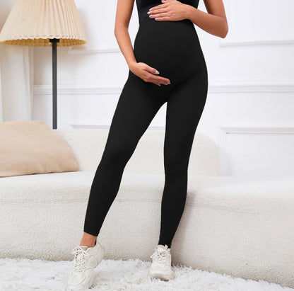 Pregnant Fashion Casual High Waist High Elastic Quick-Drying Hygroscopic Yoga Leggings