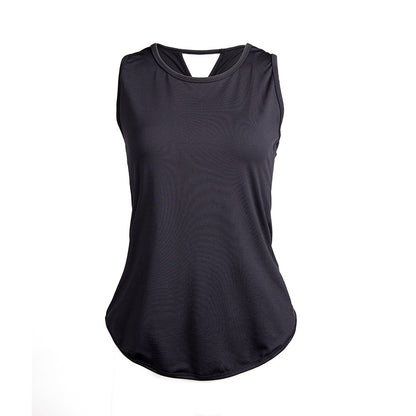Chaleco deportivo de yoga transpirable e informal para mujer