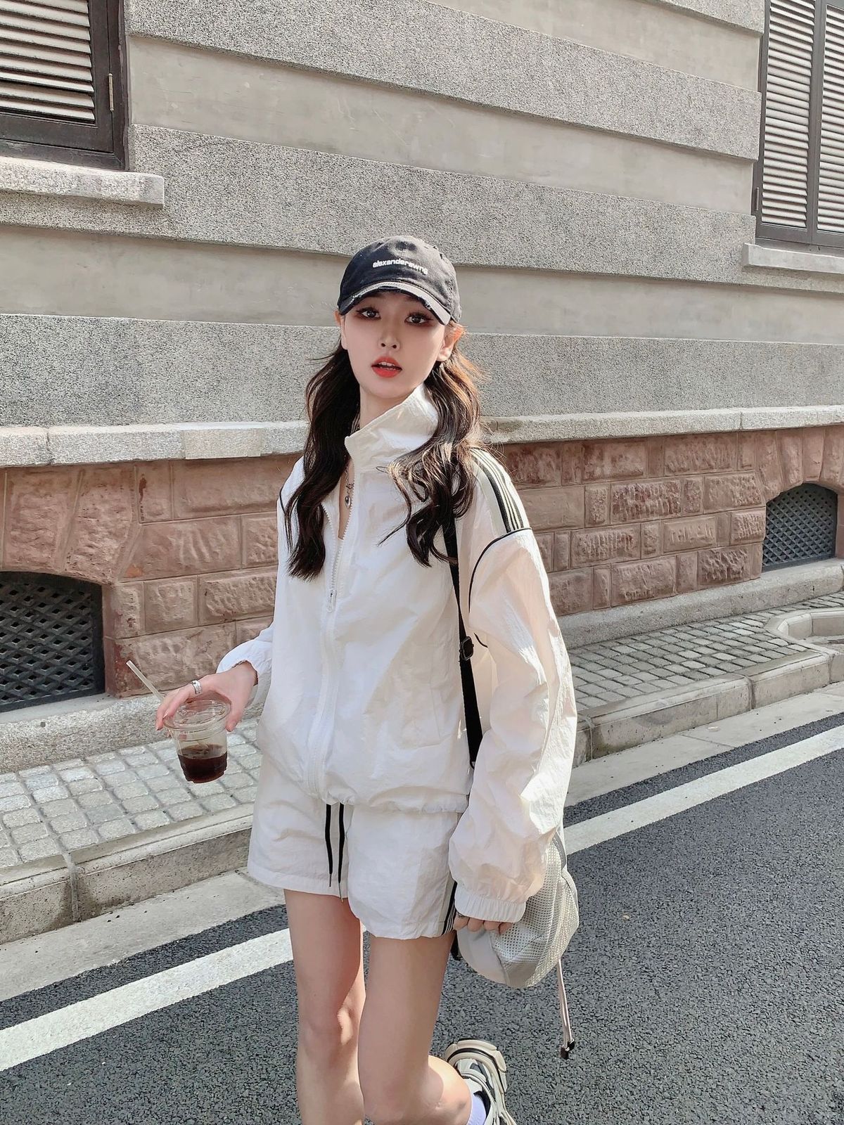 Chaqueta informal de verano a la moda, holgada, de manga larga y con protección solar para mujer