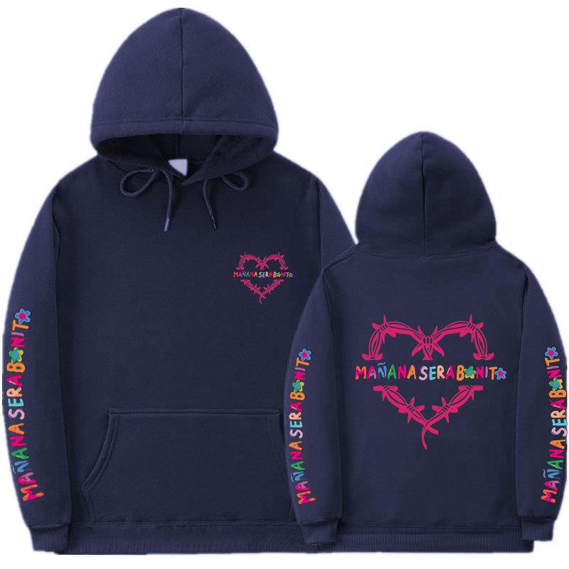 Sudadera con capucha informal con estampado de letras para mujer