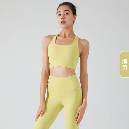 Chaleco deportivo informal holgado de color liso con cuello halter, sin espalda y sin mangas para mujer