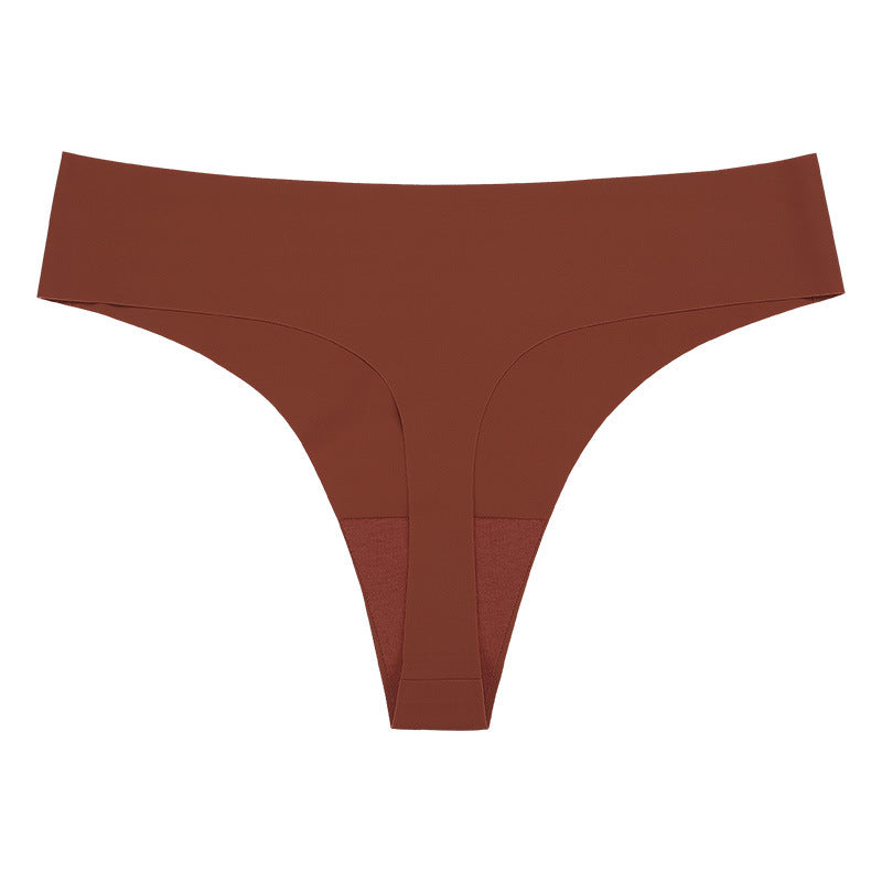 Women Low-waist Breathable Solid Color Quick-drying Casual Panty