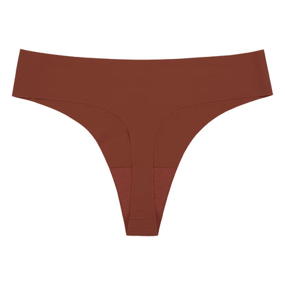 Women Low-waist Breathable Solid Color Quick-drying Casual Panty