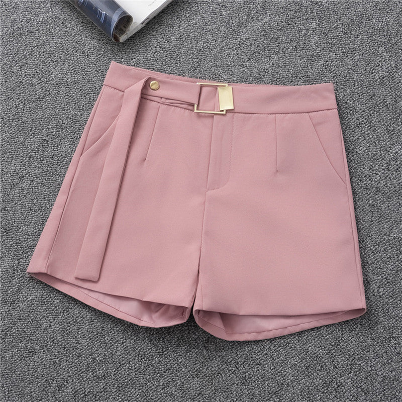 S-3XL Women Summer Casual Loose High Waist Wide Leg A-Line Shorts