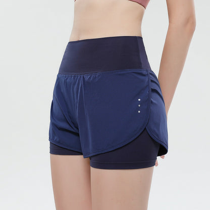 Women'S Casual Yoga High Waist Sports Shorts