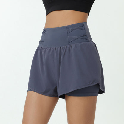 Pantalones cortos de entrenamiento casual para mujer