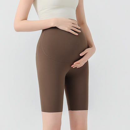 Pregnant Women Fashion Casual Solid Color High Waist Yoga Shark Pants