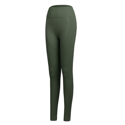 Pantalones deportivos ajustados de cintura alta para mujer, informales, de secado rápido y ajustados, de nueve minutos