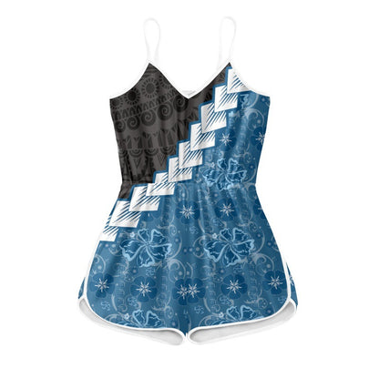 Women Fashion Casual Printed Slip Romper