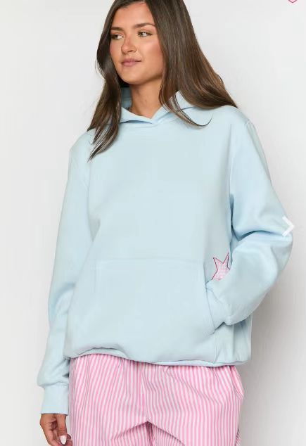 Women Fashion Casual Star Embroidered Long-Sleeve Hoodies