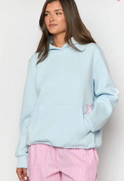Women Fashion Casual Star Embroidered Long-Sleeve Hoodies