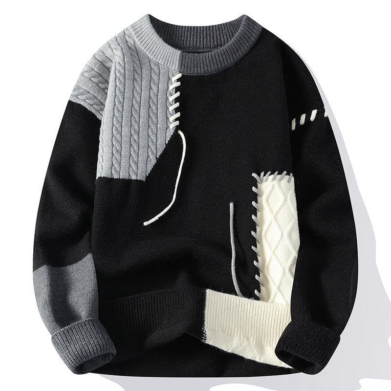 Plus Size Autumn And Winter Women Loose Casual Thickened Warm Knitted Sweater
