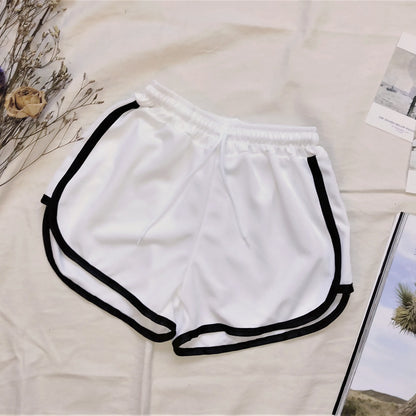 Women Casual Loose Thin Drawstring Sports Shorts