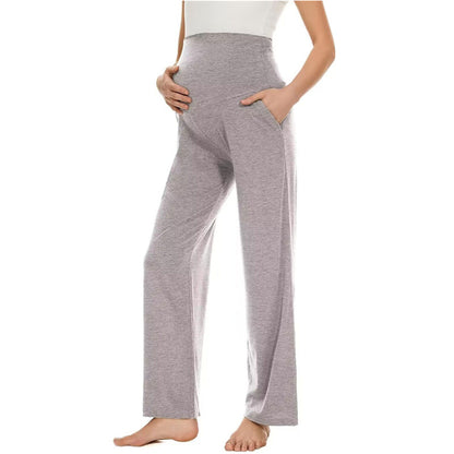 Pregnant Women Loose Casual Elastic Comfortable High Waist Pants