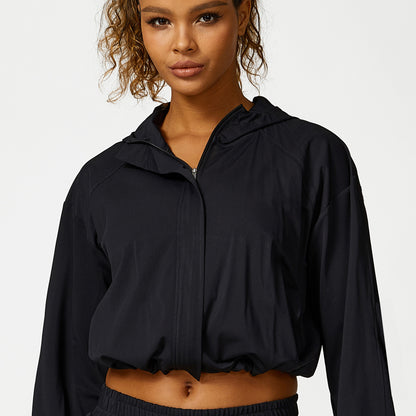 Women Casual Solid Color Loose Running Set