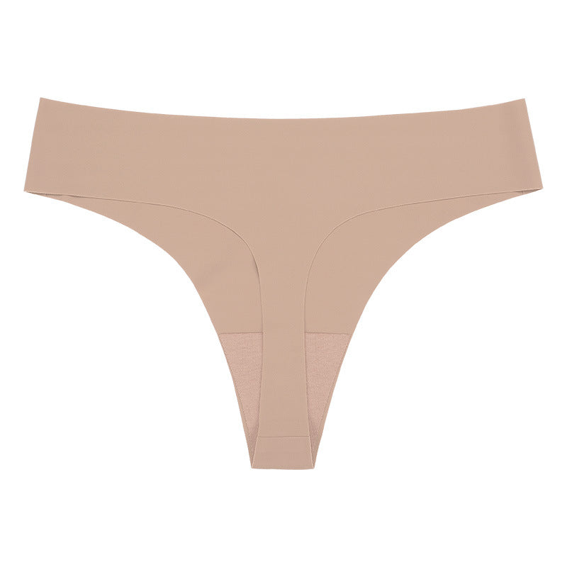 Women Low-waist Breathable Solid Color Quick-drying Casual Panty