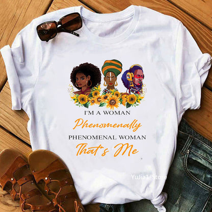 Camiseta informal de verano para mujer, de manga corta, cuello redondo y estampado de eslogan gráfico
